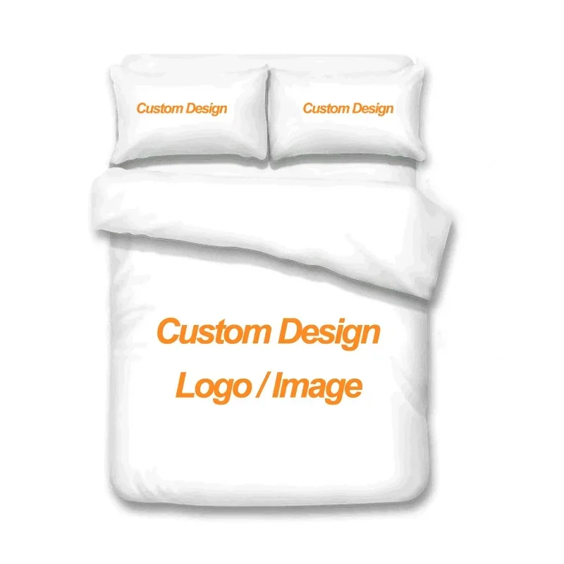 Linen Duvet Cover - Aangepaste koning koningin dekbedovertrek luxe 3D