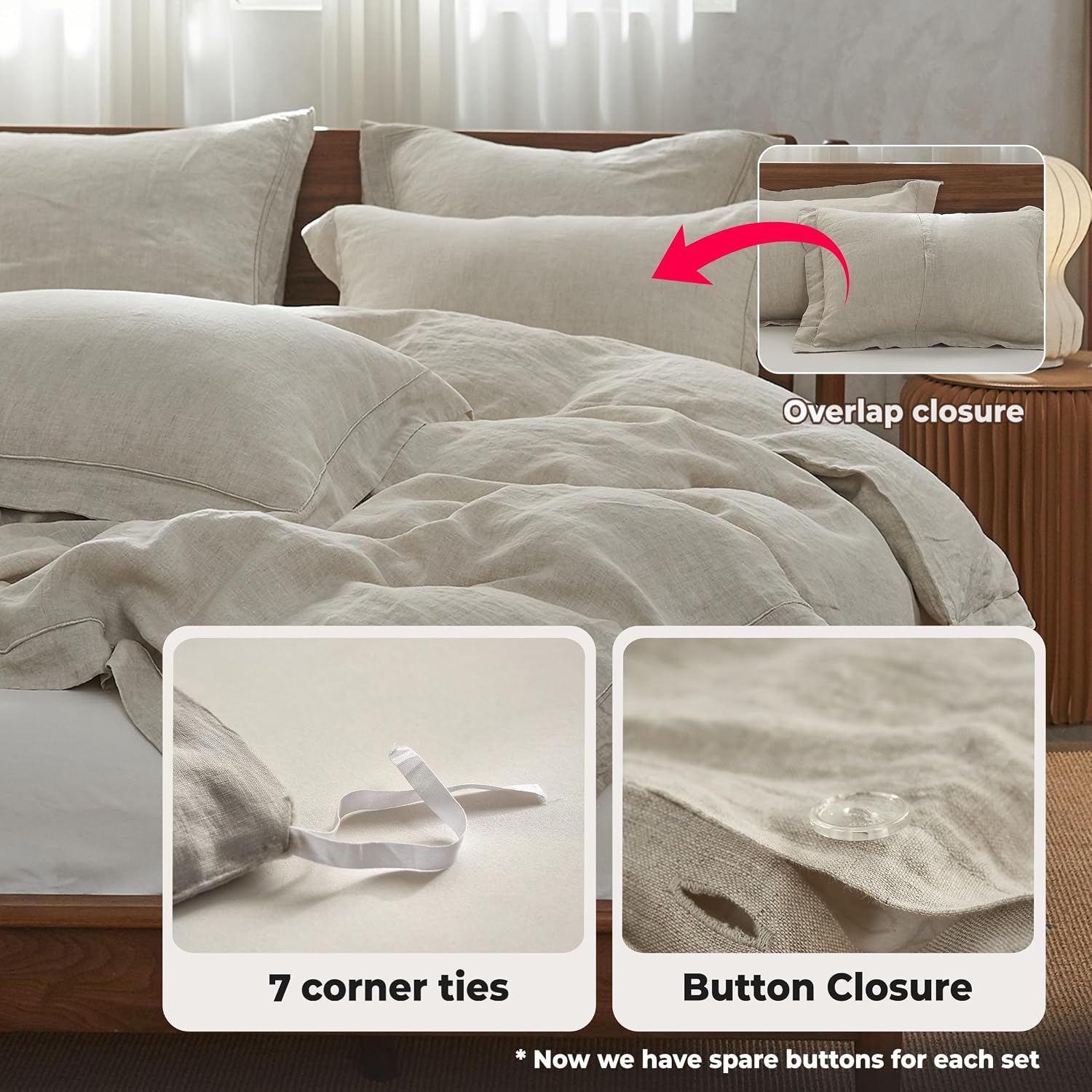 Puur gewassen linnen dekbedove - Linen Duvet Cover recensie en prijs