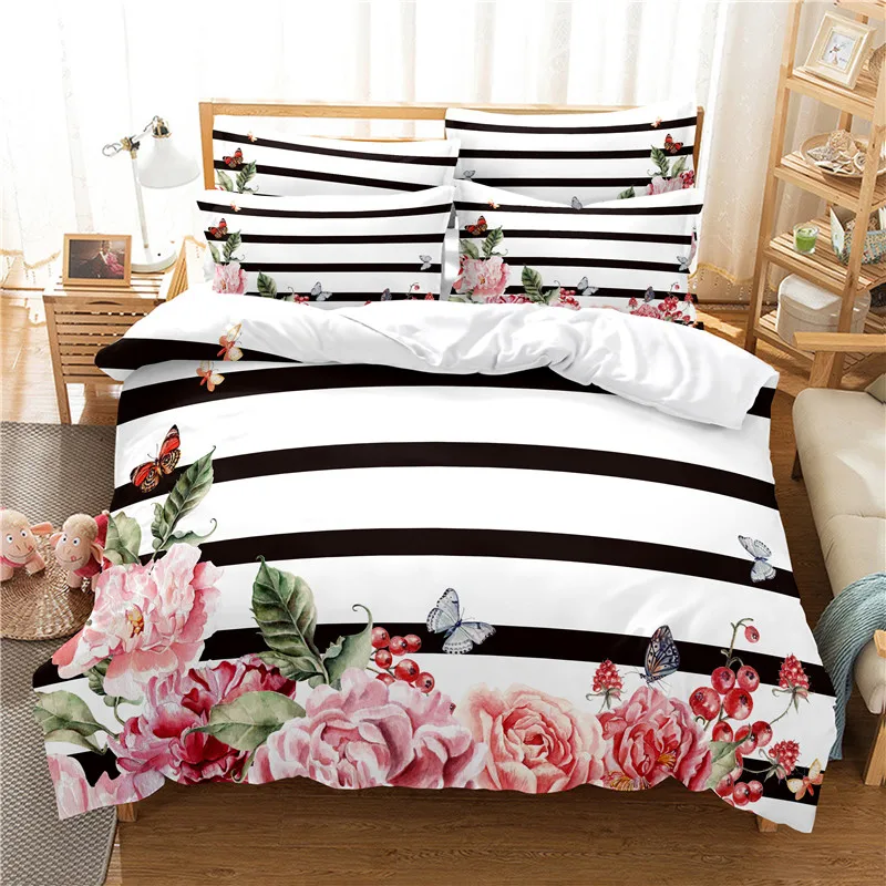 Bloemen beddengoedset Dekbedov - Linen Duvet Cover recensie en prijs