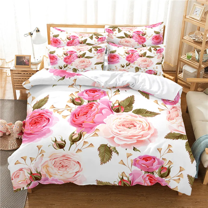 Bloemen beddengoedset Dekbedov - Linen Duvet Cover recensie en prijs