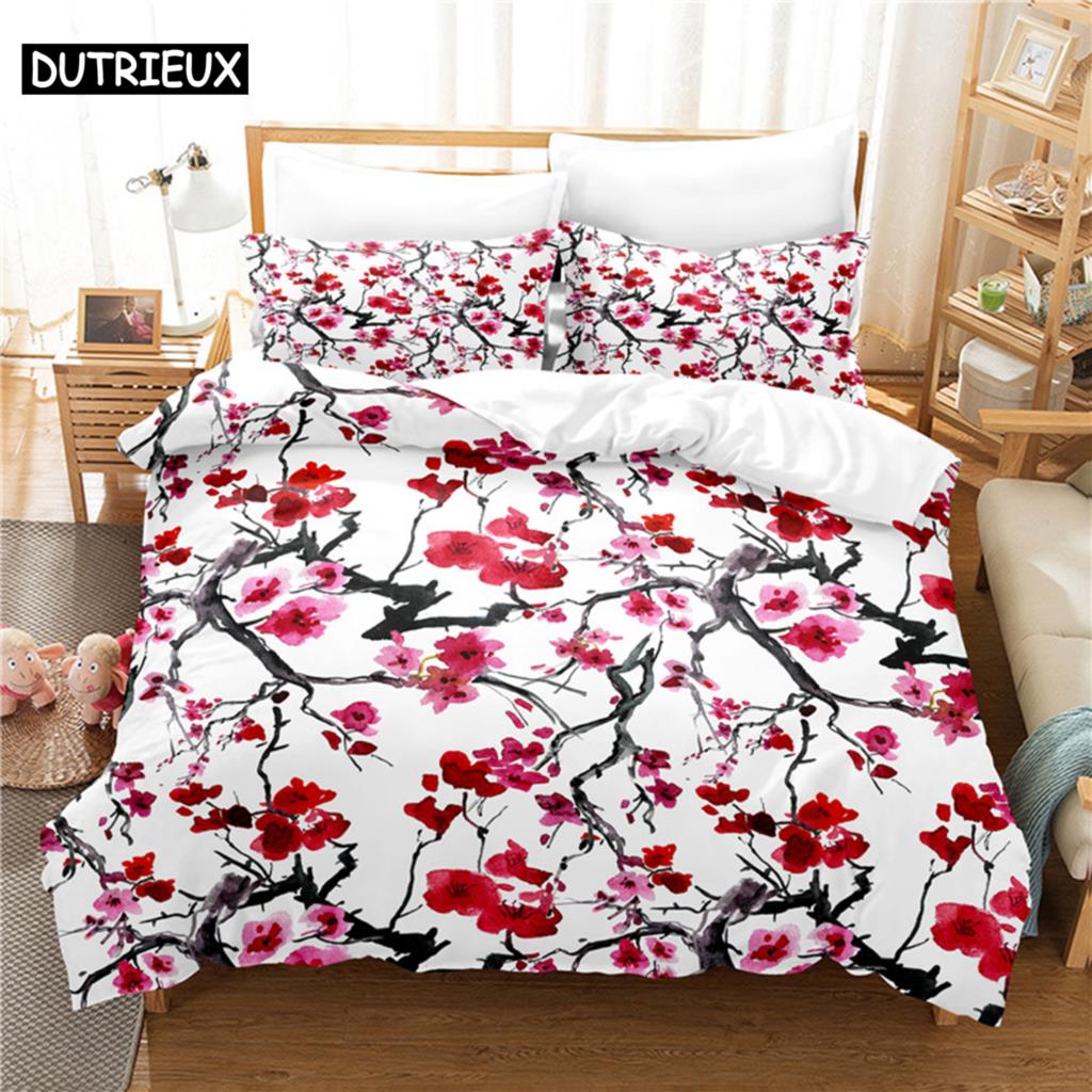 Bloemen beddengoedset Dekbedov - Linen Duvet Cover recensie en prijs