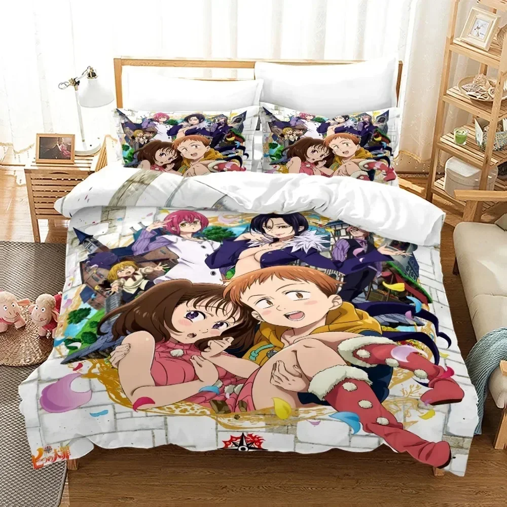 Anime Seven Deadly Sins Gedruk - Linen Duvet Cover recensie en prijs