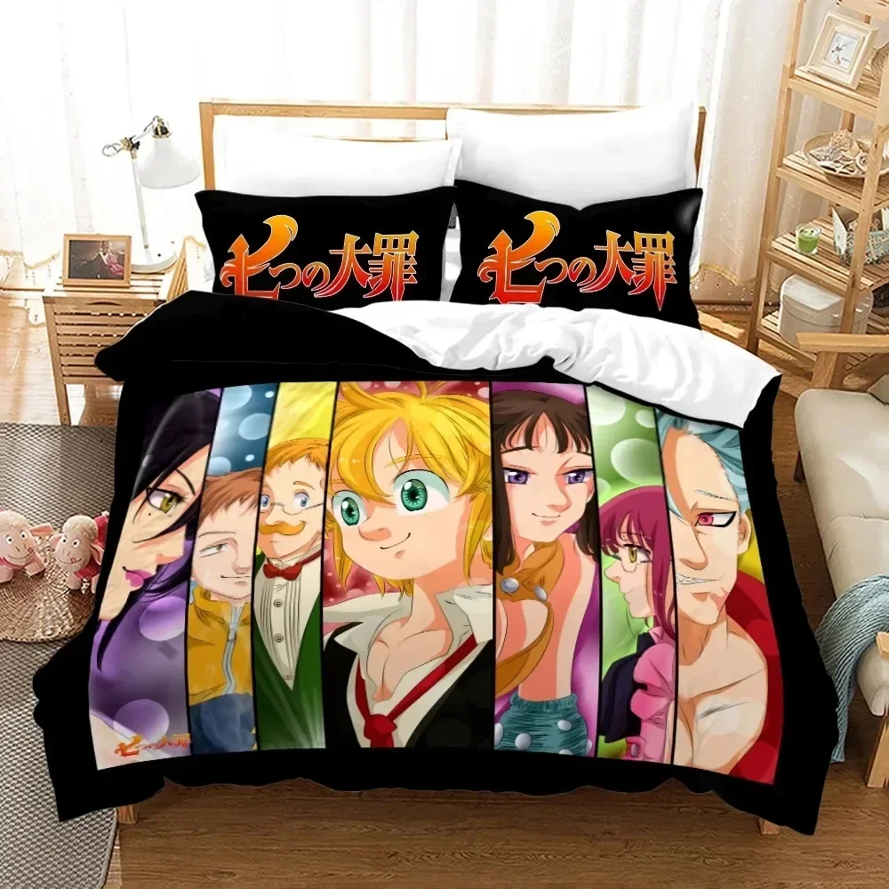 Anime Seven Deadly Sins Gedruk - Linen Duvet Cover recensie en prijs