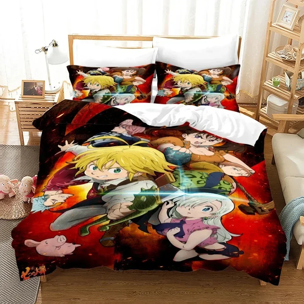 Anime Seven Deadly Sins Gedruk - Linen Duvet Cover recensie en prijs